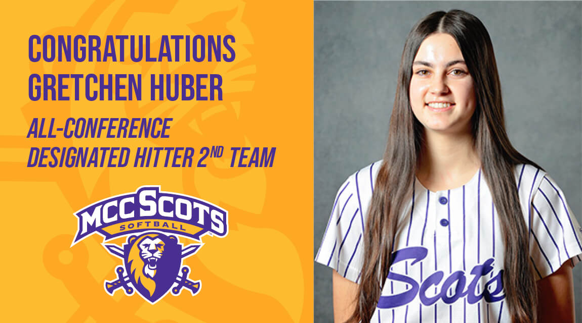 Congratulations, Gretchen Huber, All-Conference Designated Hitter, 2nd Team